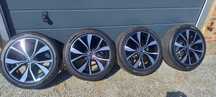 NOWE oryginalne felgi VW/Seat/Skoda 5x100 Misano 18x7"z nowymi letnimi