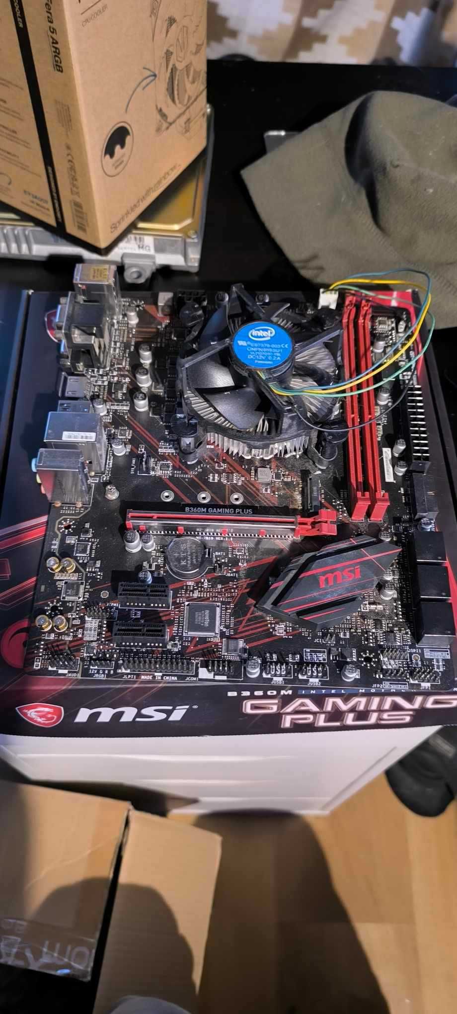 Płyta główna MSI M360M Gaming PLUS +Intel I5 9400F z chłodzeniem
