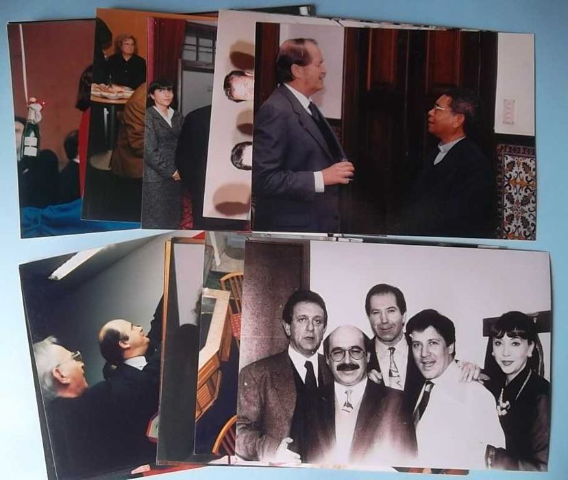 12 fotos ORIGINAIS - Eusébio, Rosa Mota, e outras personalidades.