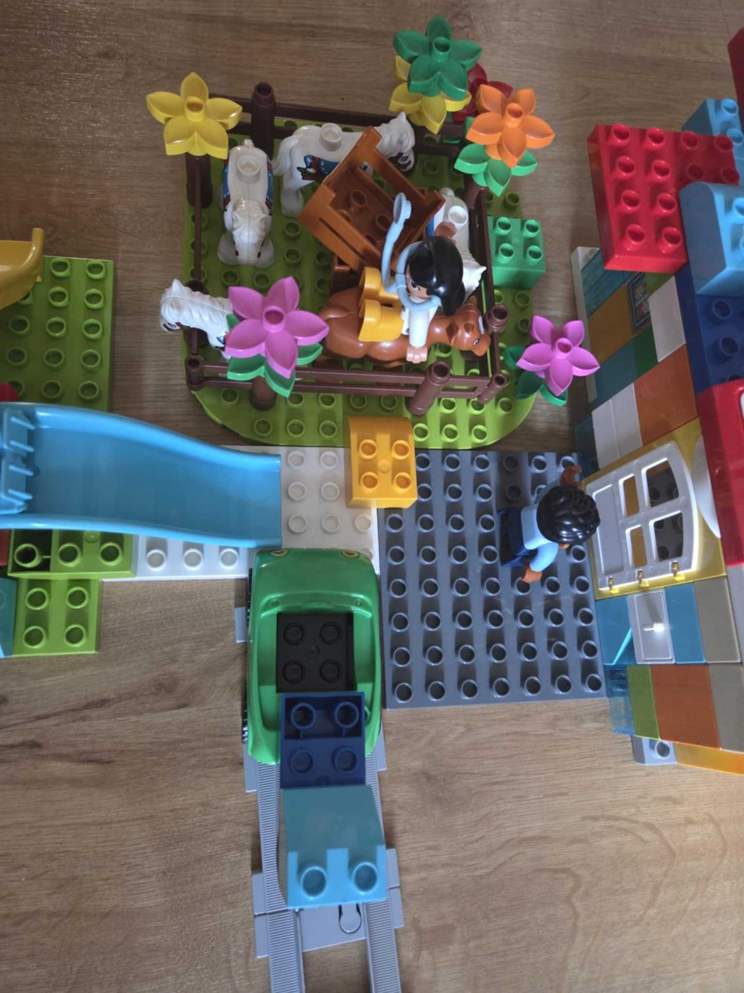 duży zestaw oryginalnych klocków Lego Duplo