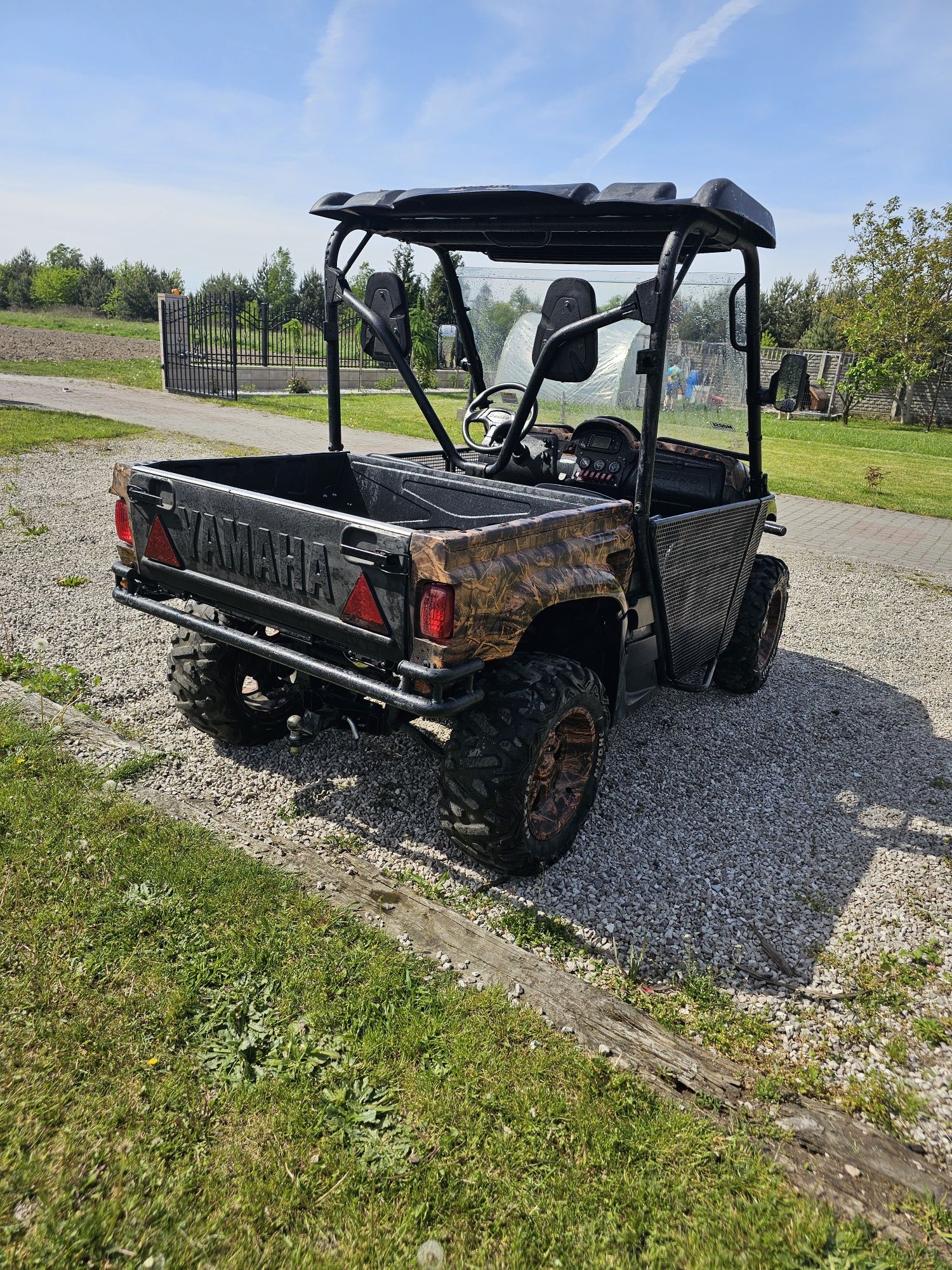 Quad Yamaha Rhino 660 4x4 Grizzly zamiana mini koparka