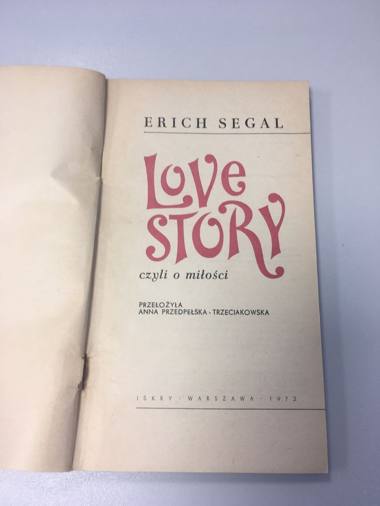 Erich Segal - Love Story