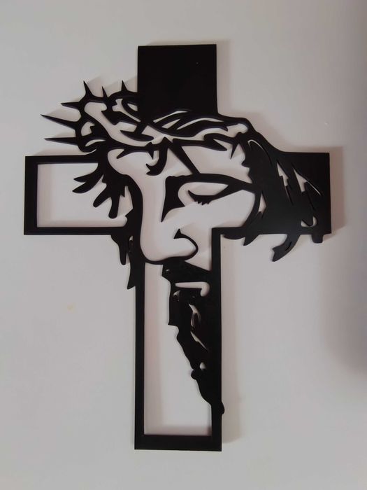 Krzyż z twarzą Jezusa