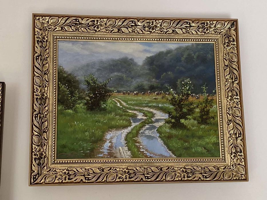 "Зимовий парк " 50x40см. Картина