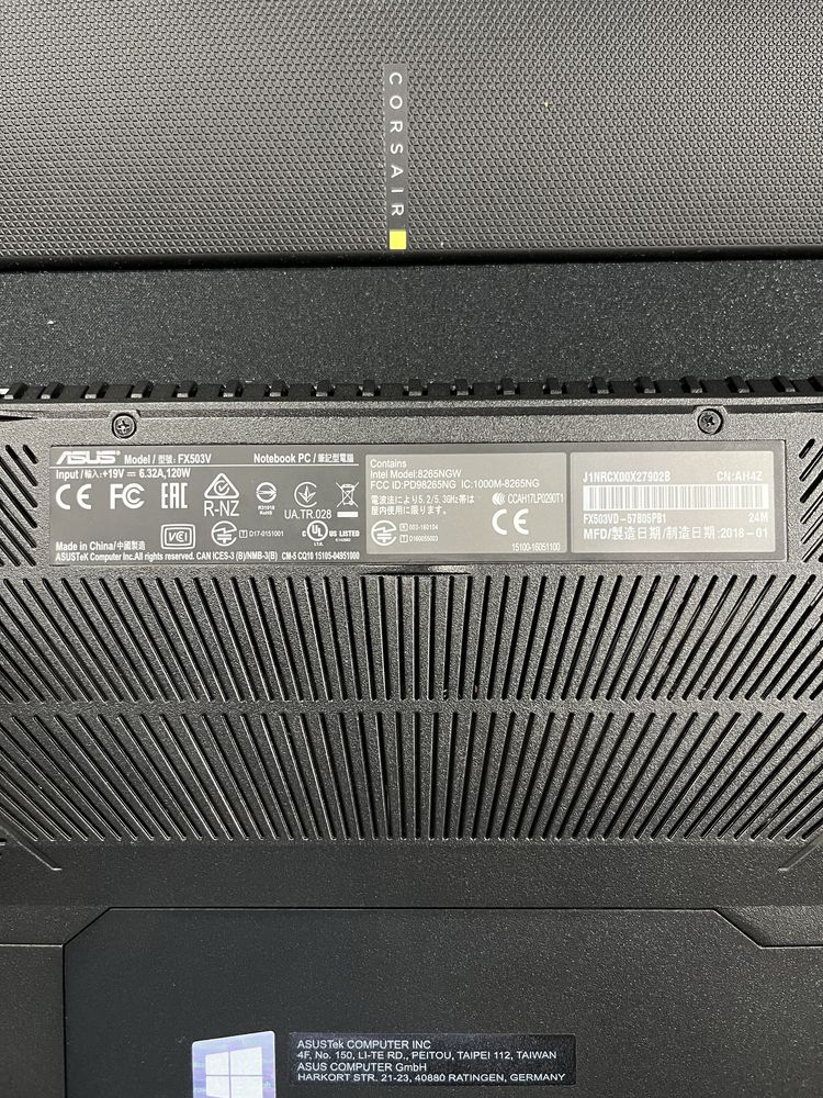 Asus Fx503 portatil gaming