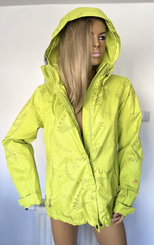 Maier Sports kurtka turystyczna zielona oddychająca 42 damska xl neon