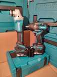 2в1 Акумуляторний гайковерт Makita Акумуляторна болгарка Makita Набір