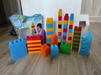 Klocki Mega Bloks First Builders, Fisher Price, 80 sztuk, stan idealny