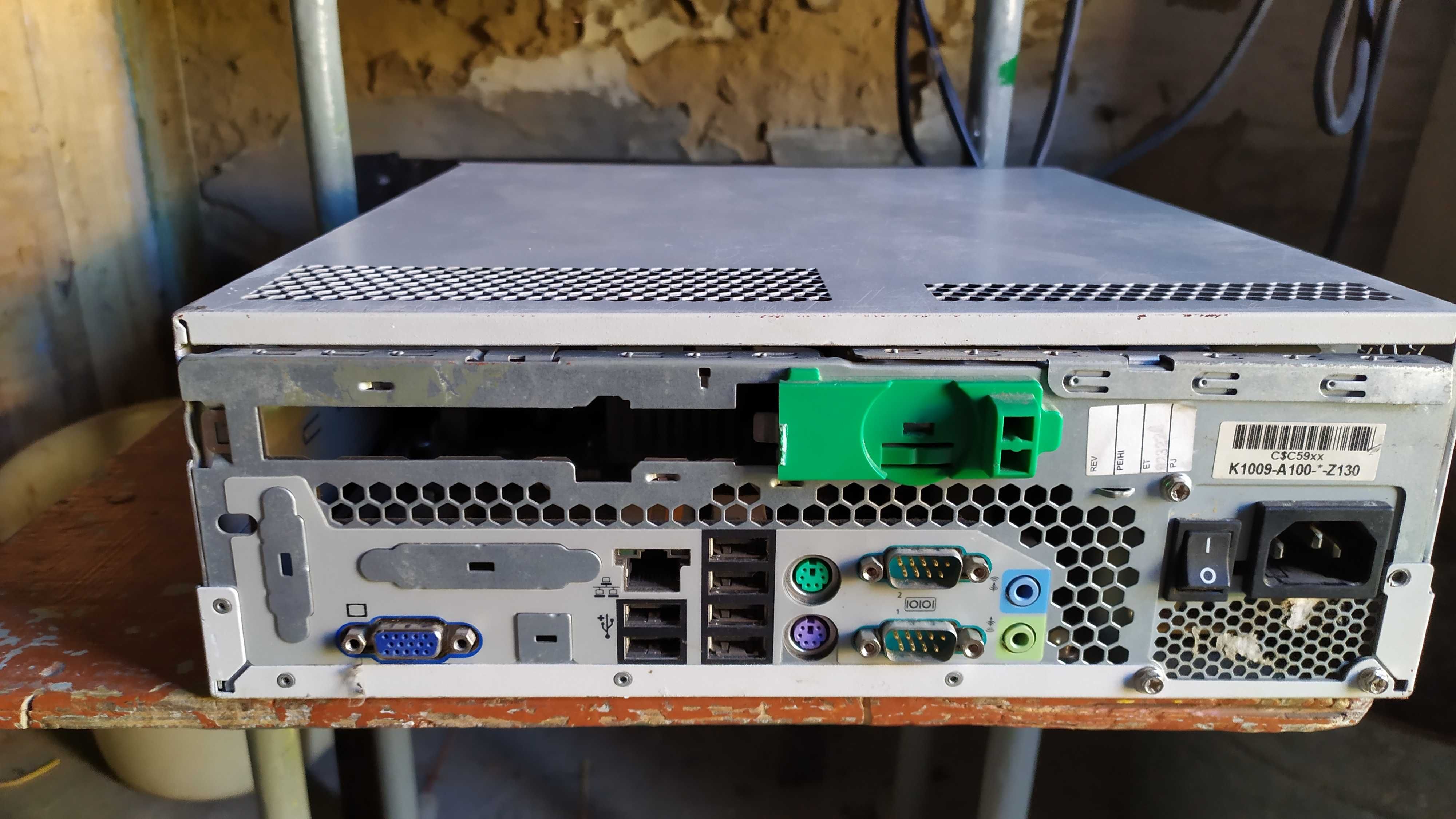 Комп'ютер 775 сокет без HDD та оперативки, в "тонкому" корпусі