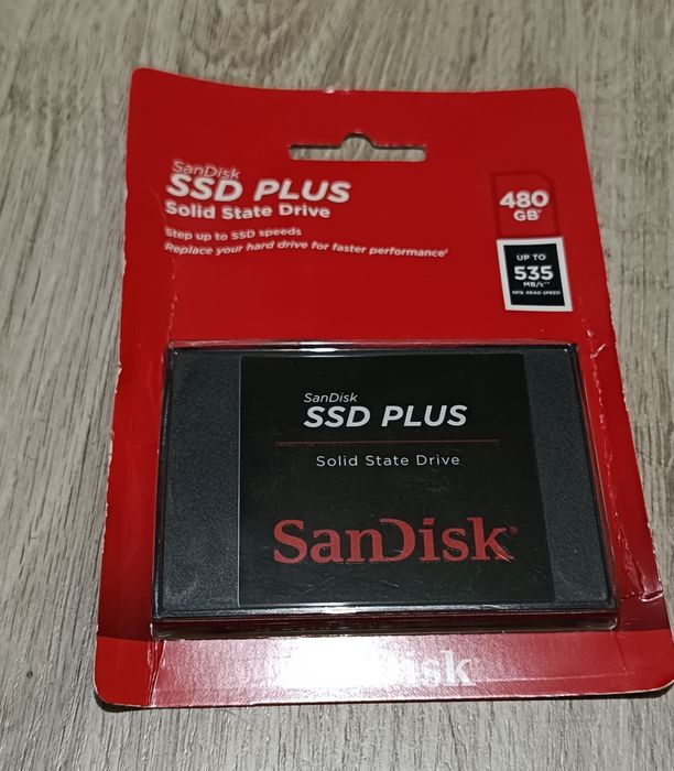 Dysk twardy 2.5" SSD SanDisk 480 GB SATA3 535/445MB/s