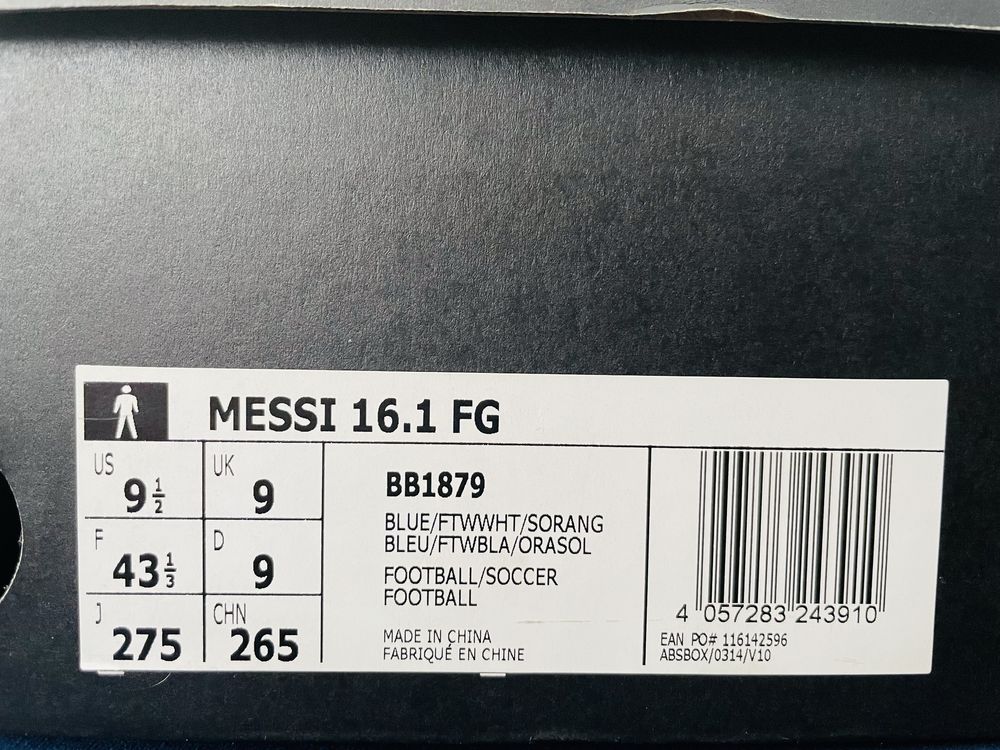 Korki / kopacky Adidas Messi 16.1 43 1/3