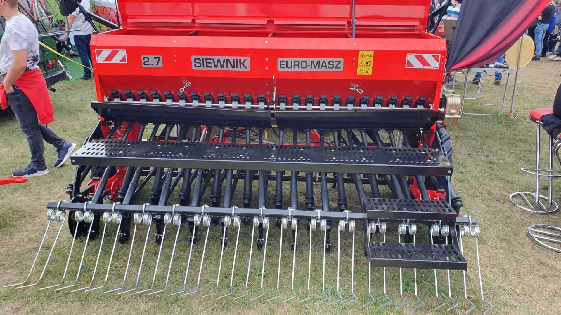 Siewnik zbożowy redlice stopkowe lub talerzowe Euro-Masz,