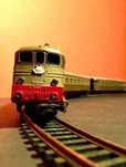 LIMA HO - 1 locomotiva - 2 carruagens - a funcionar - anos 60