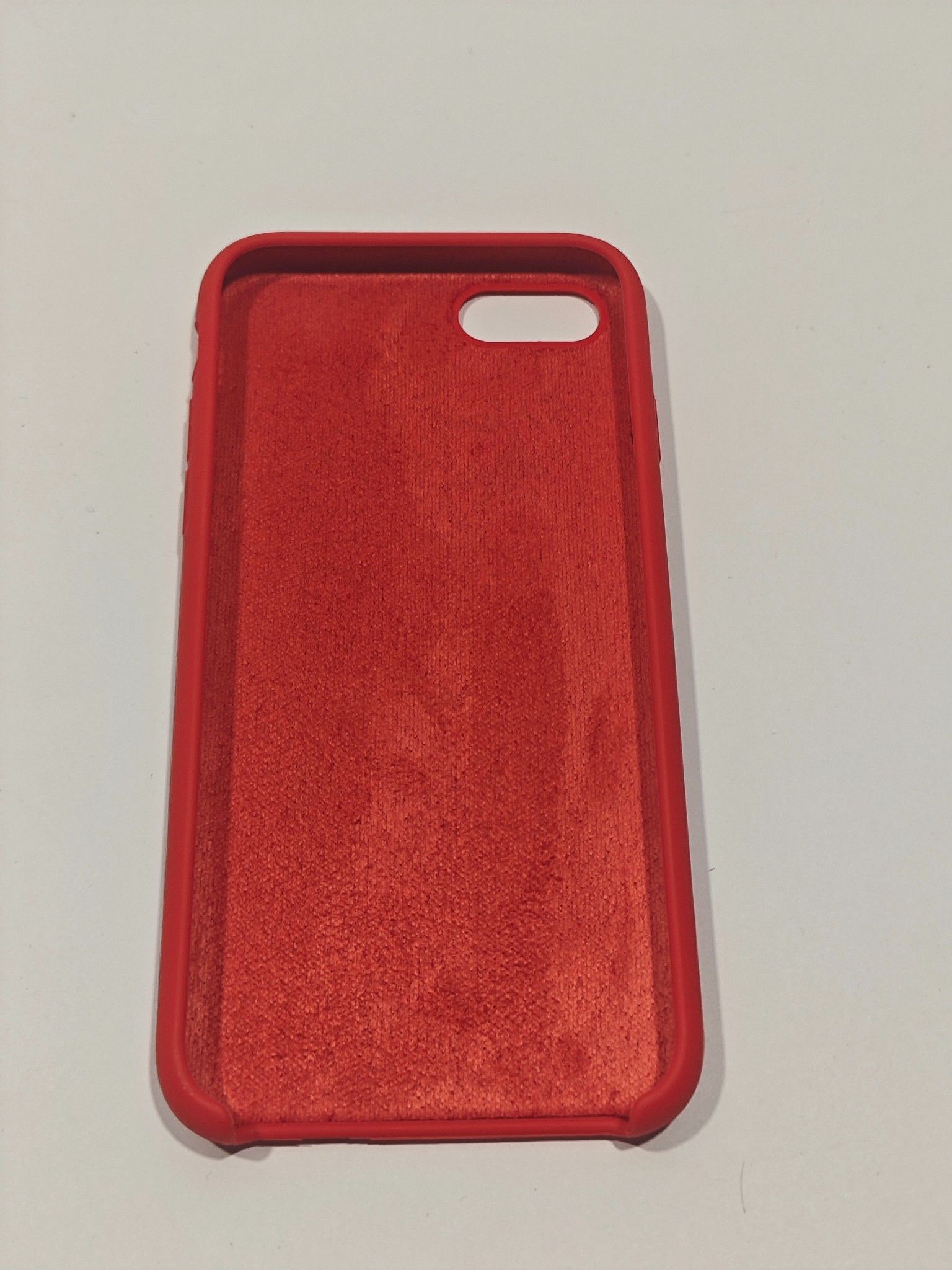 Etui Do Apple Iphone Se/8/7 Silikonowe Czerwone