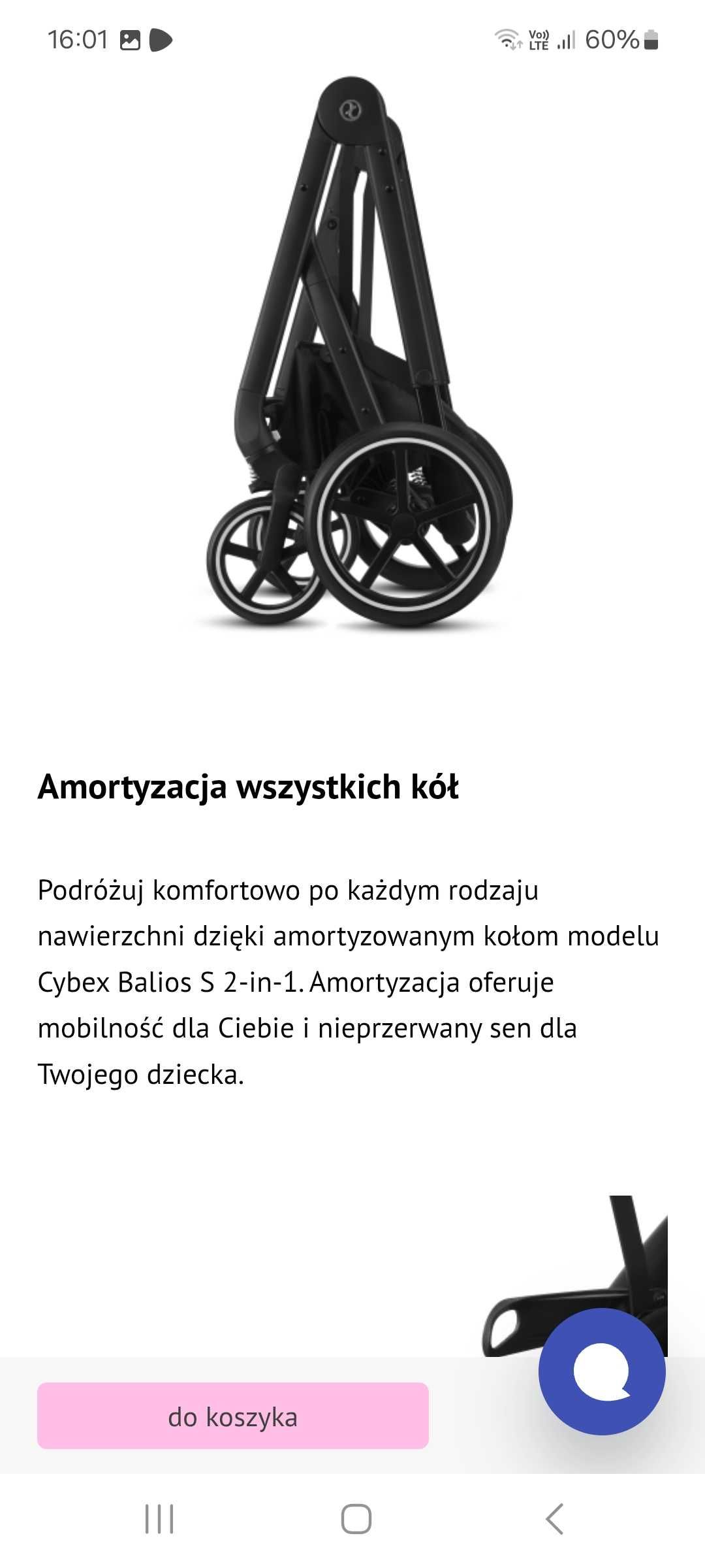 Cybex Balios S 2-in-1 czarny