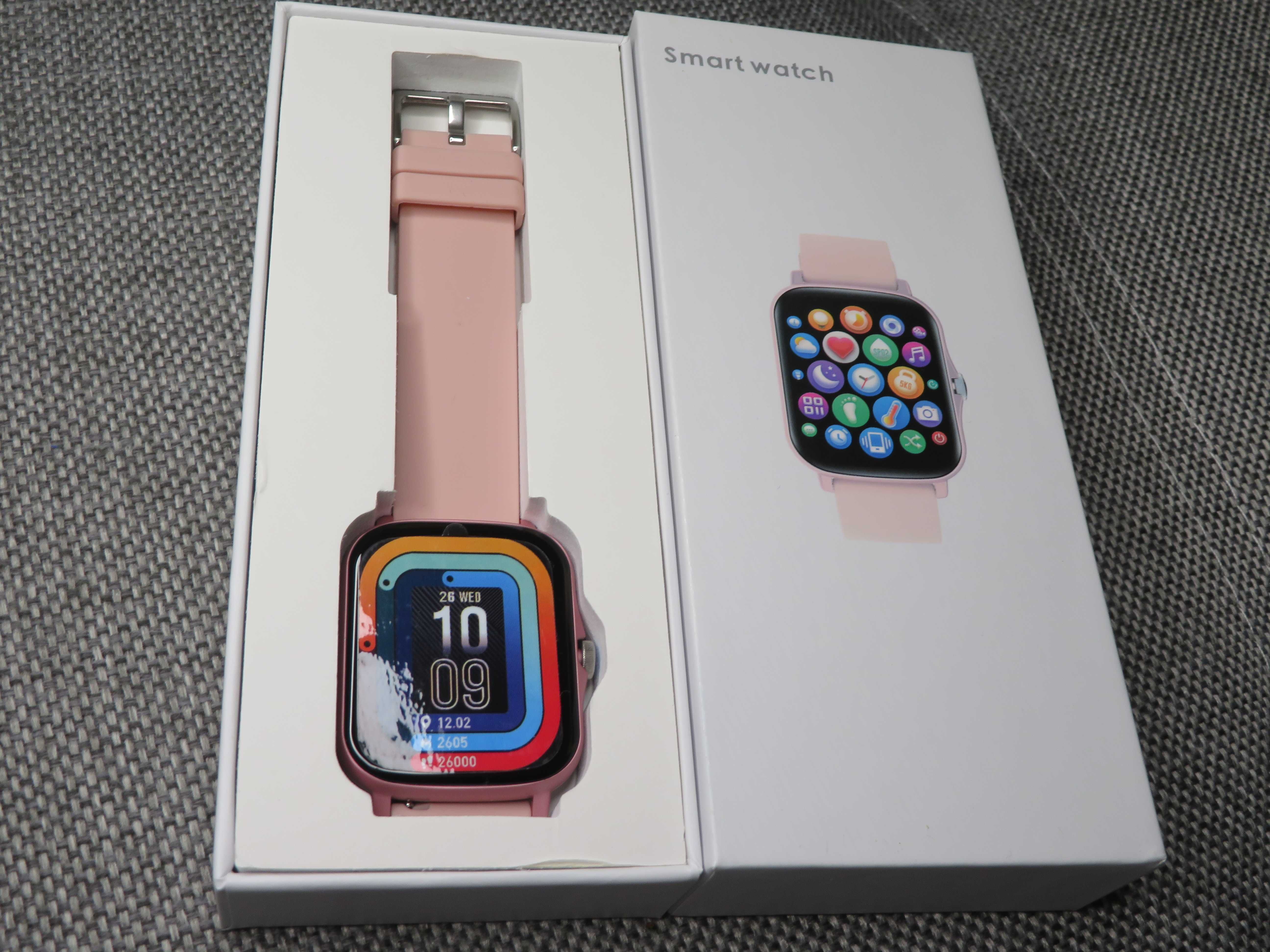 -50% SmartWatch GTS2/Y20 kroki, kalorie, tętno, ciśnienie, saturacja.