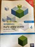 Matematyka karty pracy ucznia ze zbiorem zadań 4 poziom podstawowy
