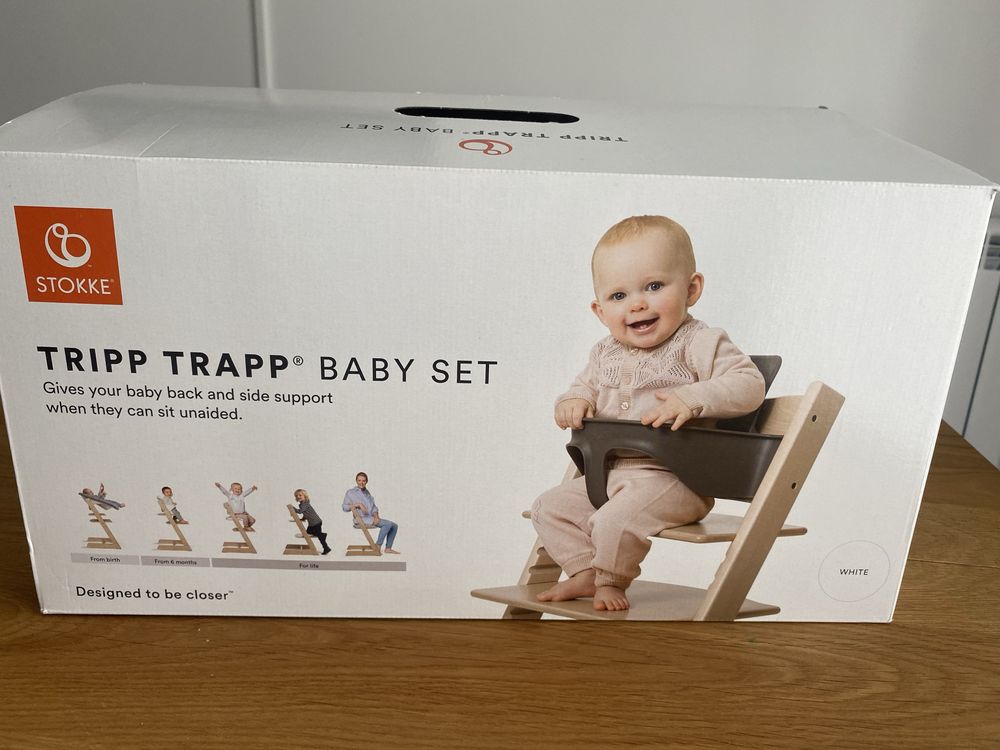Tabuleiro cadeira bebé STOKKE + Tripp Trapp Baby Set + Almofada