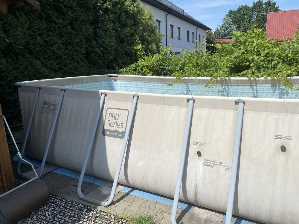 basen 2,75 x 5,49 x 1,32 + kompletna filtracja piaskowa