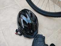 Capacete Bicicleta ROCKRIDER, cor preta, 53cm - 57cm