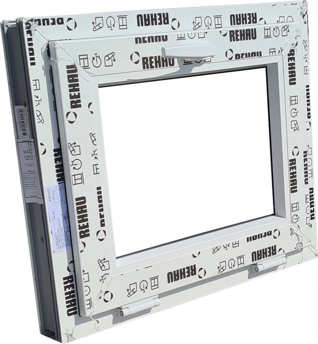 OKNA KacprzaK OKNO PCV 60x50 NOWE Białe 600x500 - Dostępne od ręki!