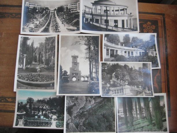 Старинные открытки Сочи, фотографии Раритет, 1930 - 1950-тые годы