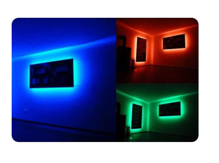 Taśma LEDY PREMIUM kolorowe RGB 5m + PILOT ! do pokoju salonu