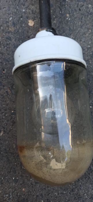 Stara lampa sufitowa PRL