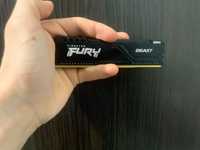 Оперативная память Kingston Fury DDR4-3200 8192MB PC4-25600 Beast Blac