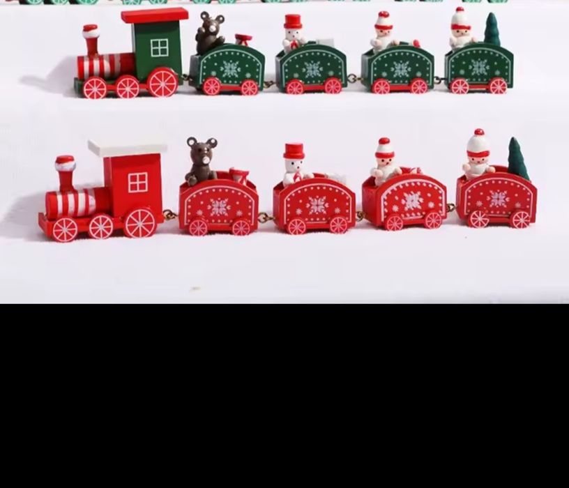 Поїзд різдвяний, потяг, новорічна іграшка, різдвяна ,різдвяний потяг