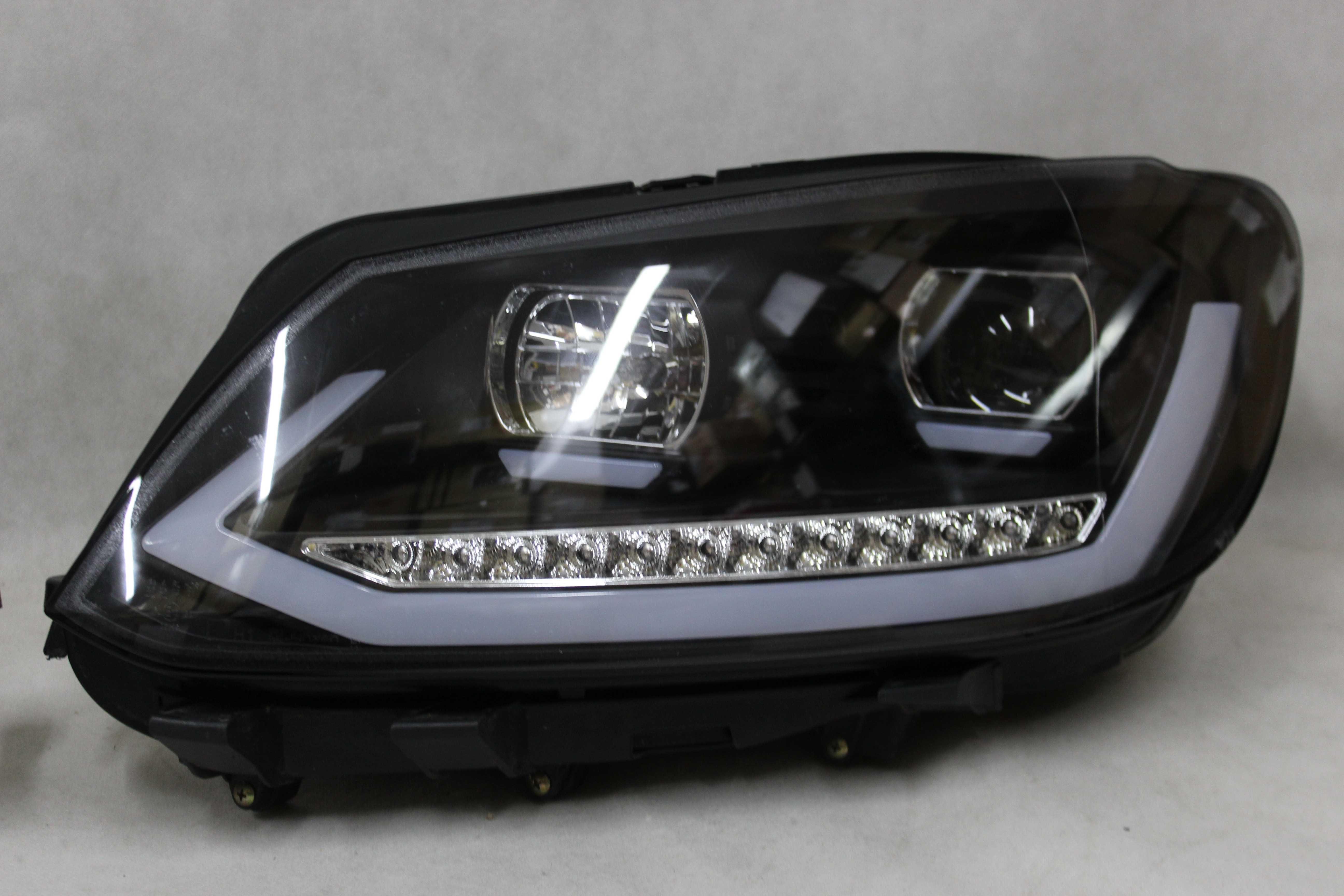 Lampy przednie przód VW TOURAN 2 II 10-15 CADDY LED NEON DYNAMICZNE