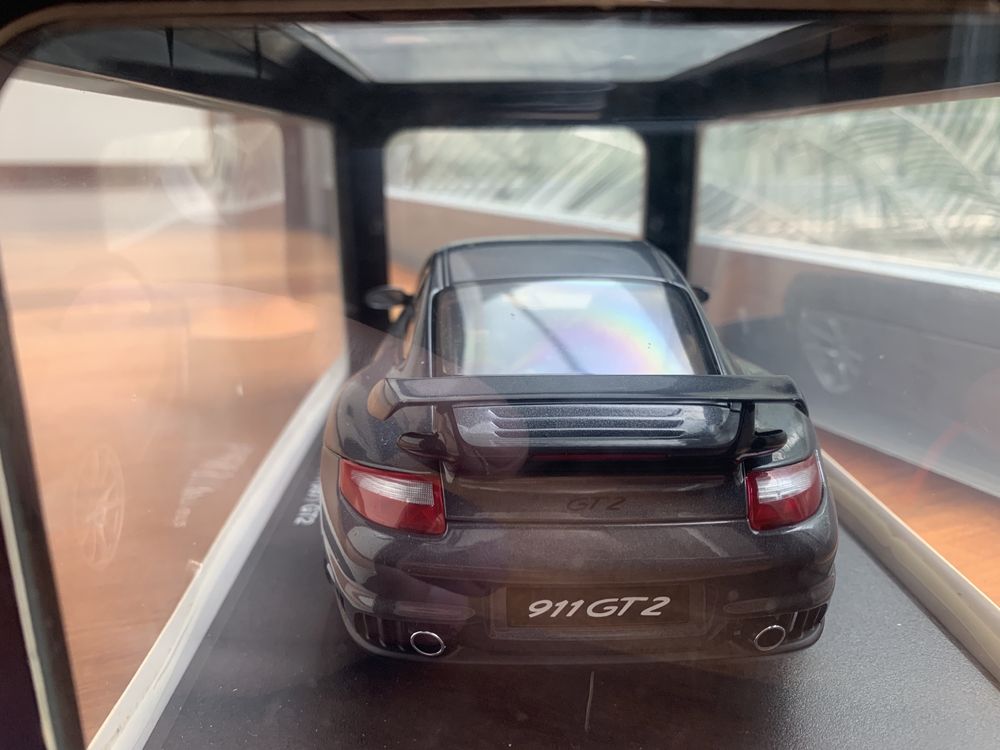 Porsche 911 997 GT2 Autoart 1:18 Raro cinza escuro