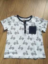Koszulka niemowlęca z krótkim rękawem H&M rozmiar 74