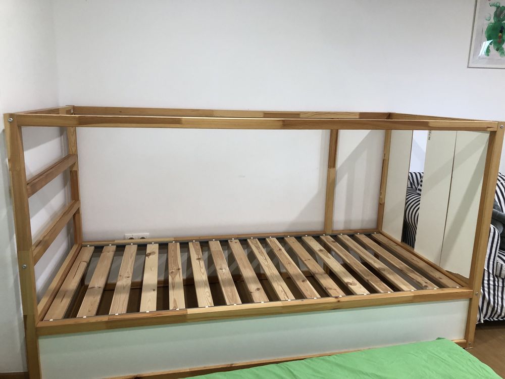 Ikea kura dwustronne łóżko 90x200 piętrowe