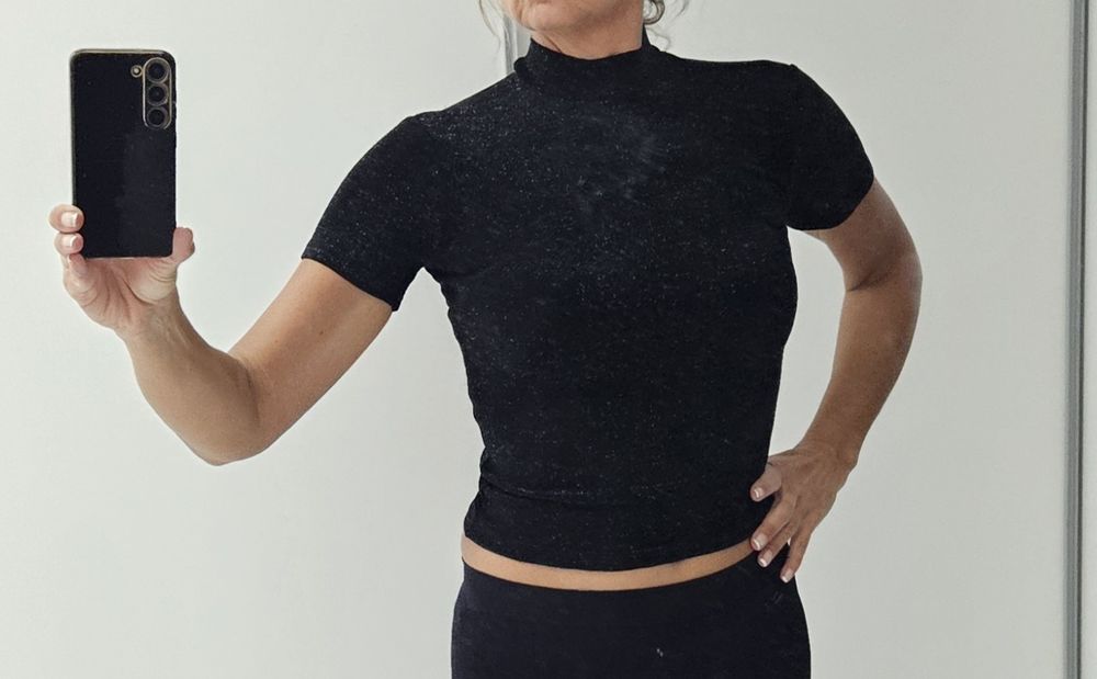 Czarny Golf rozmiar M