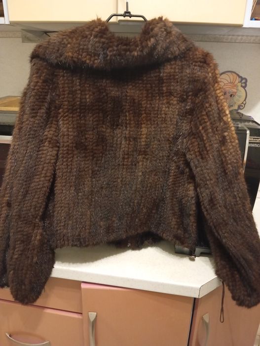 Норка норкова шуба автоледи авто леді полушубок в'язана