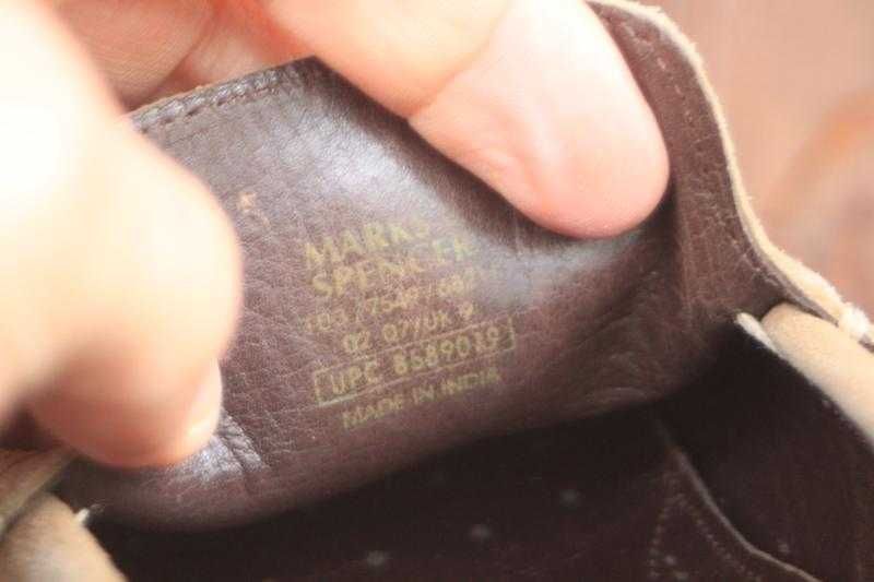 Туфли лоферы Marks & Spencer замша англия 43р мокасины туфлі