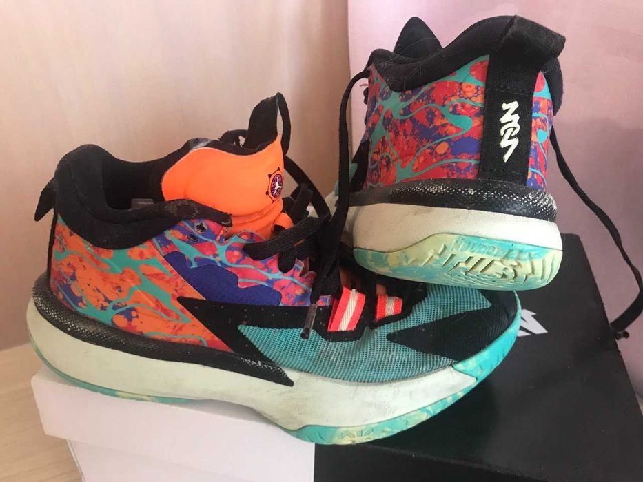 Детские оригинальные кроссовки Nike Zion (Jordan)