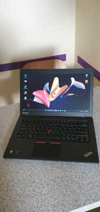Laptop ultrabook tytanowy ThinkPad 14" i5 5G. 8Gb 256SSD 2xbat Win11