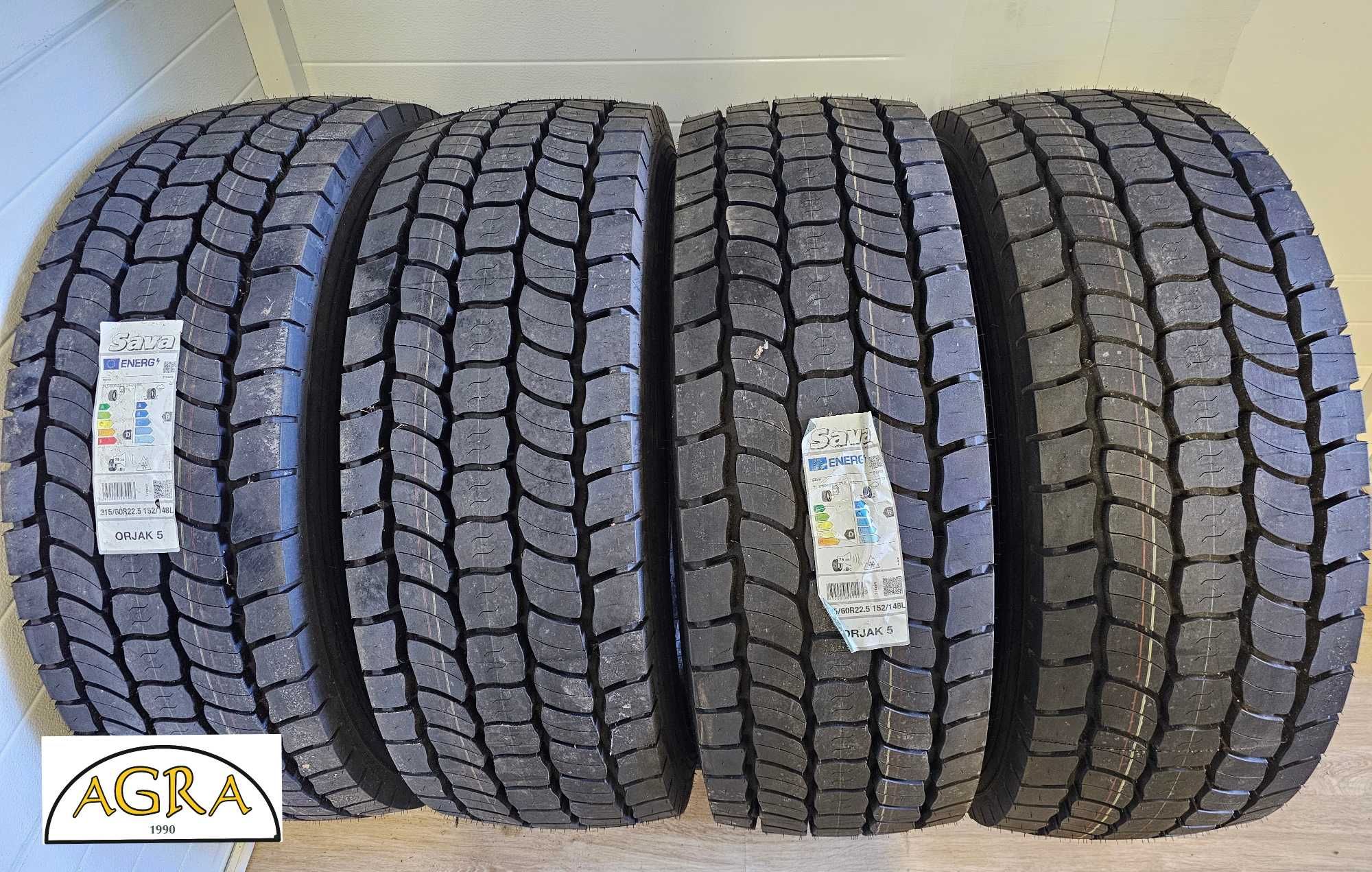 315/60R22.5 (1490netto)  SAVA  ORJAK 5 opony napęd opona napędowa