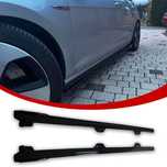 VW GOLF 7-7,5 Boczne Dokładki Progów Spojlery Progi GTI Czarny Połysk