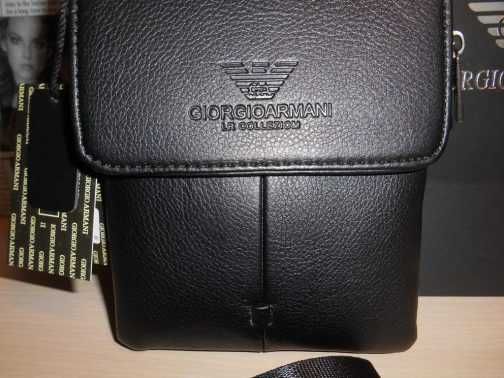 Emporio Armani Męska torba Listonoszka , skóra, Włochy 830-2