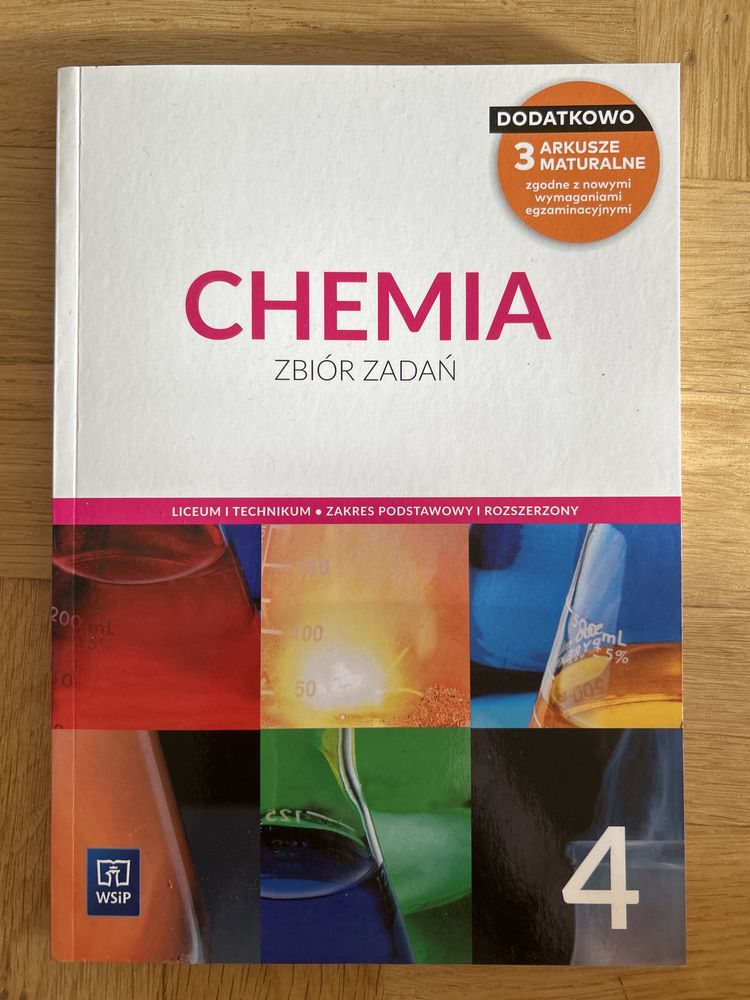 Chemia zbior zadań klasa 4 WSIP