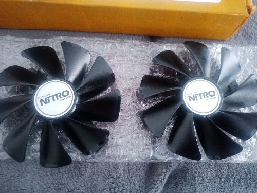 Sapphire 95mm CF1015 Nitro RX470/570 нові оригінальні ціна за дві шт.