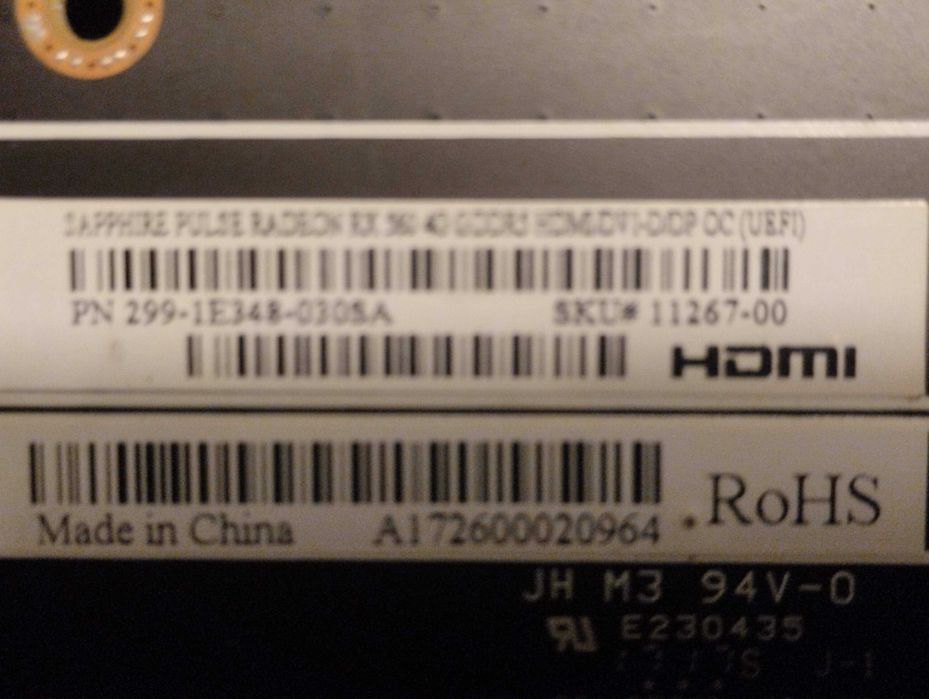 Placa Gráfica SAPPHIRE PULSE RX 560 4G G5 16 CU