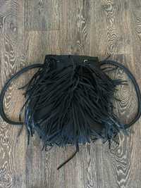 Женский чёрный рюкзак