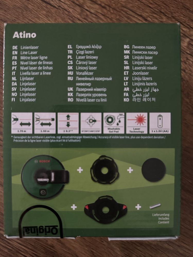 Laser liniowy BOSCH Atino