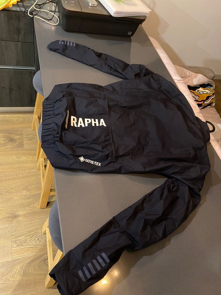 Casaco Ciclismo Térmico Impermeável Rapha Pro Team Gore-Tex - S