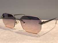 CARTIER nowe męskie grafitowe logowane okulary szklane filtr uv 400