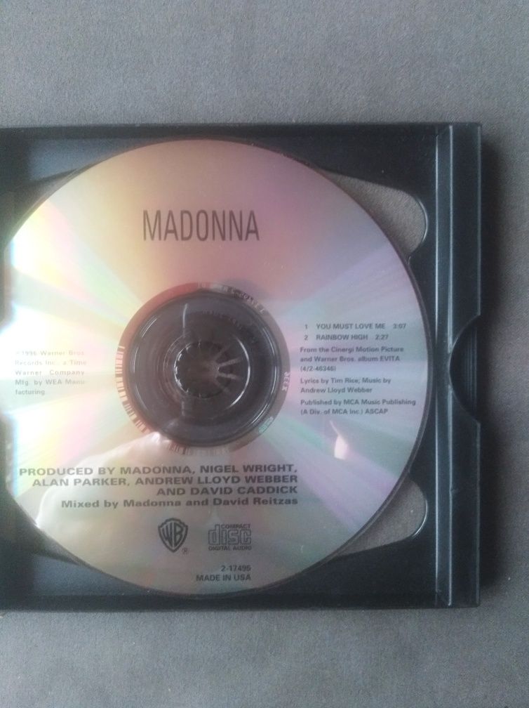 Madonna You Must Love Me CD